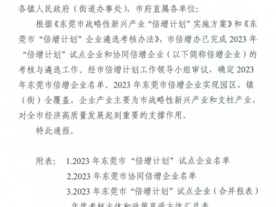 屢獲殊榮！國(guó)亨公司再次入選“倍增計(jì)劃”企業(yè)